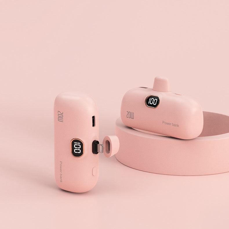 Portable Lipstick-size Wireless Power Bank 5000mAh - clarioy
