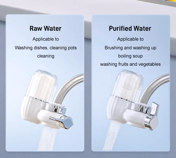 Layer Filtration Radiation Faucet Water Purifier - clarioy