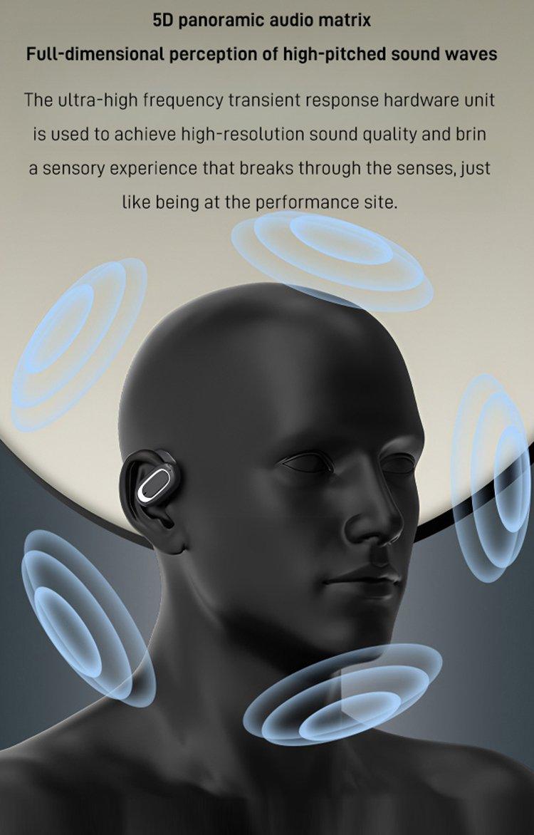 3D Surround Open OWS Bluetooth Headphones - clarioy