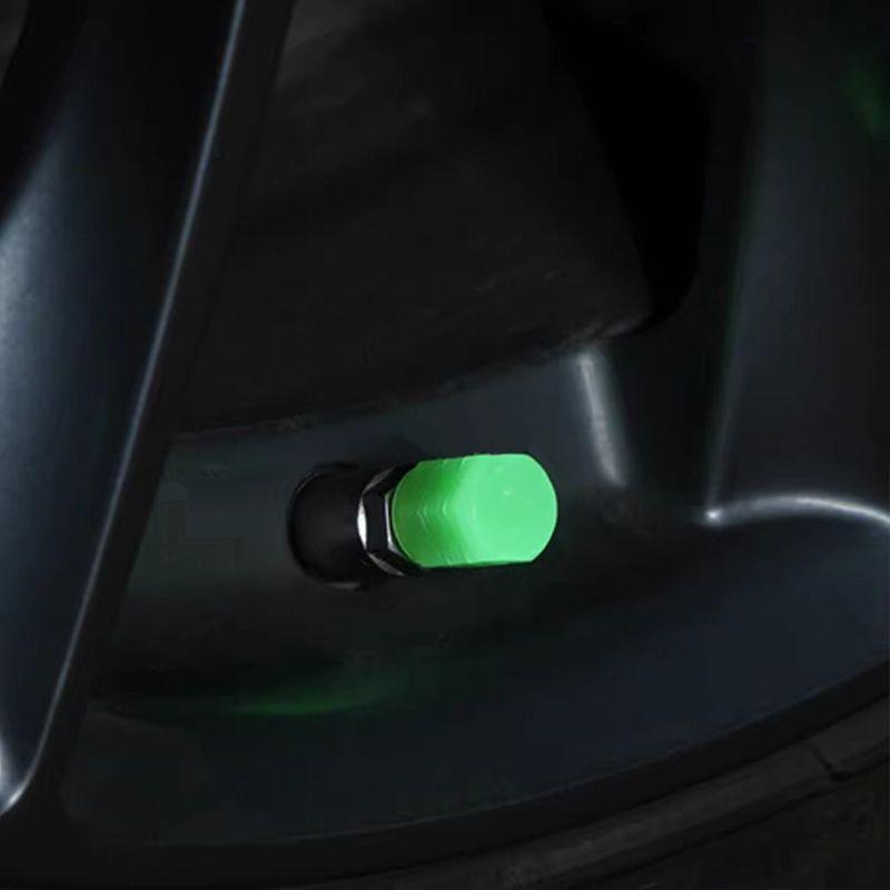 Automotive Accessory: Luminous Tire Valve Plugs - Excellent Gift - clarioy