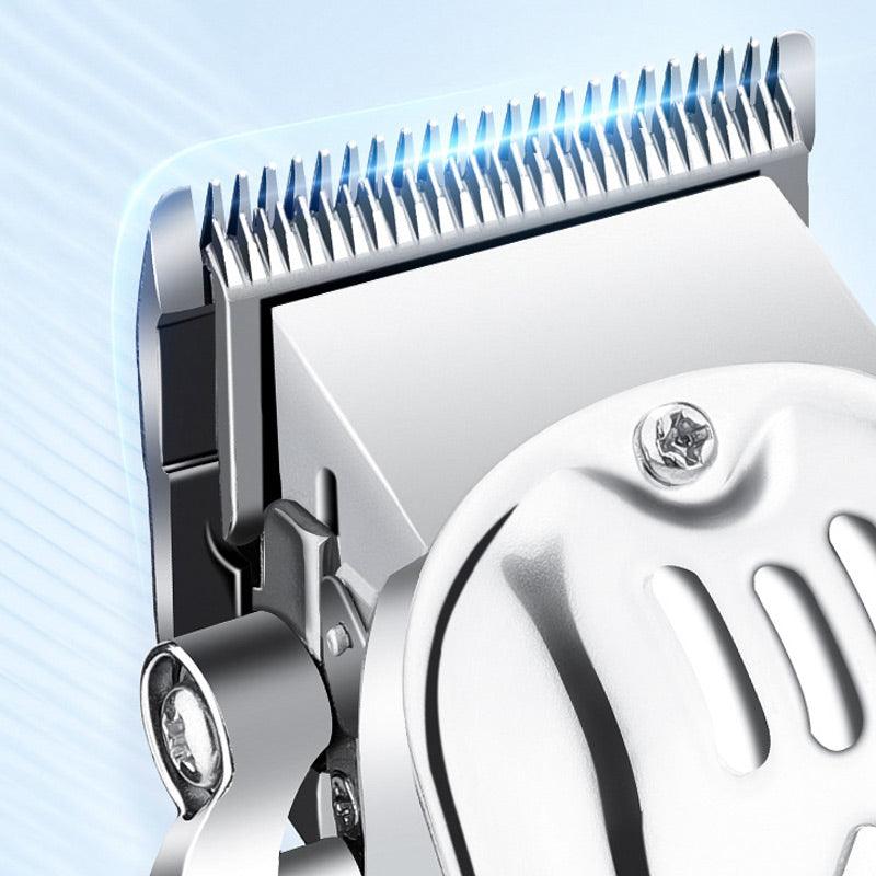 Vintage Engraving LCD Digital Display Hair Clipper - clarioy