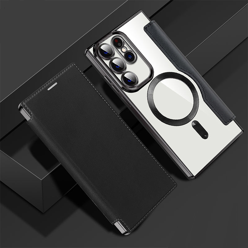 ๐ฑ2024 New leather textured flip mobile phone case for Samsung