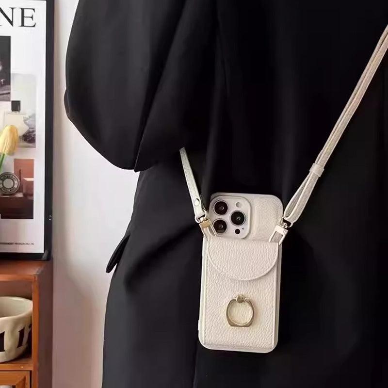 Multi-functional Crossbody Bag with Pocket for iPhone Series Phones - clarioy