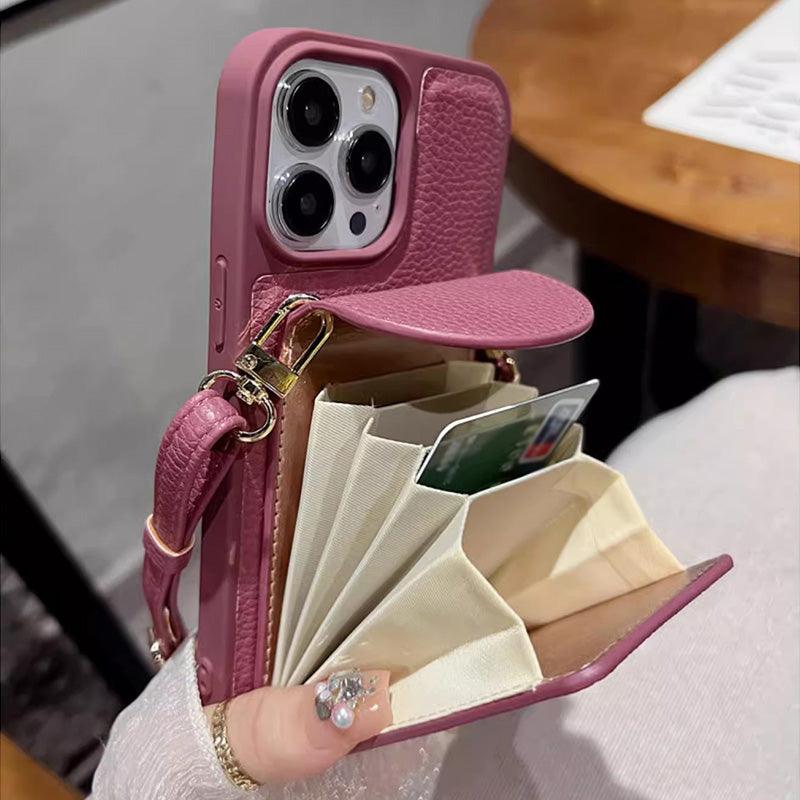 Multi-functional Crossbody Bag with Pocket for iPhone Series Phones - clarioy
