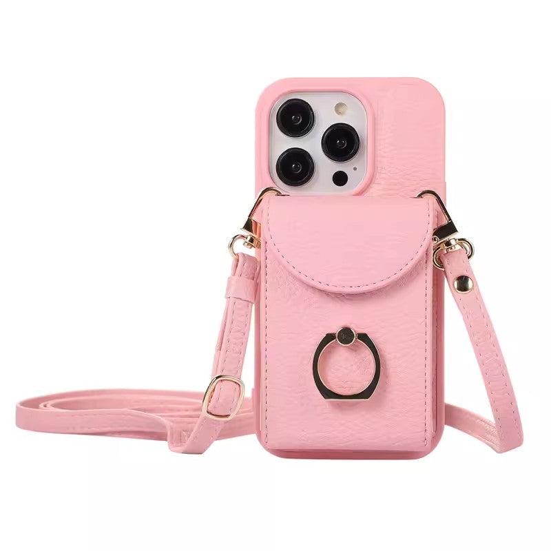 Multi-functional Crossbody Bag with Pocket for iPhone Series Phones - clarioy