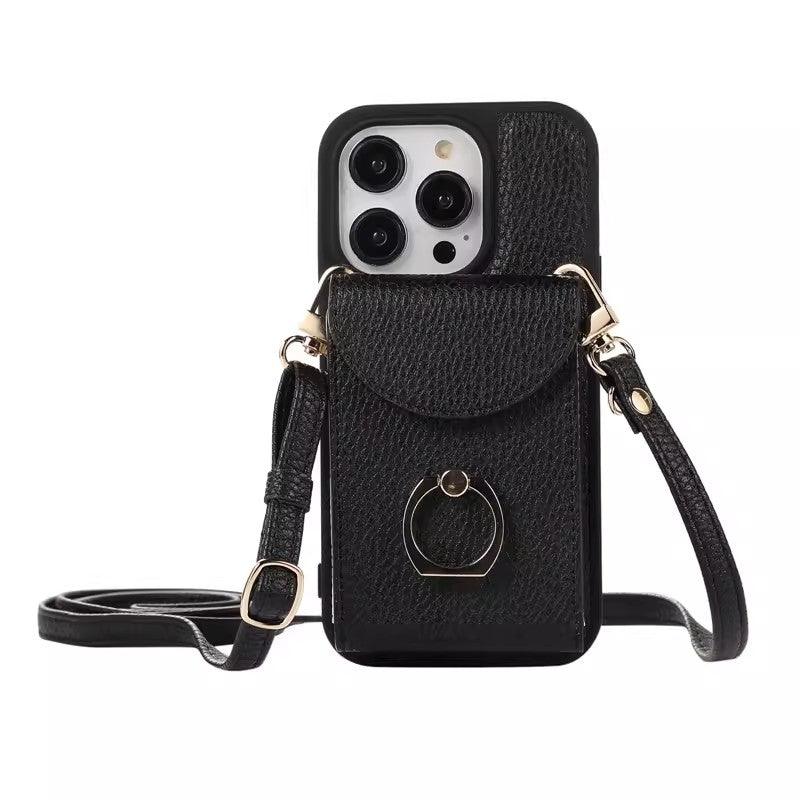 Multi-functional Crossbody Bag with Pocket for iPhone Series Phones - clarioy