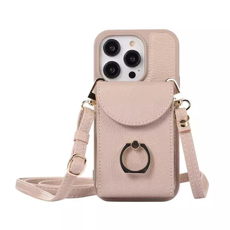 Multi-functional Crossbody Bag with Pocket for iPhone Series Phones - clarioy