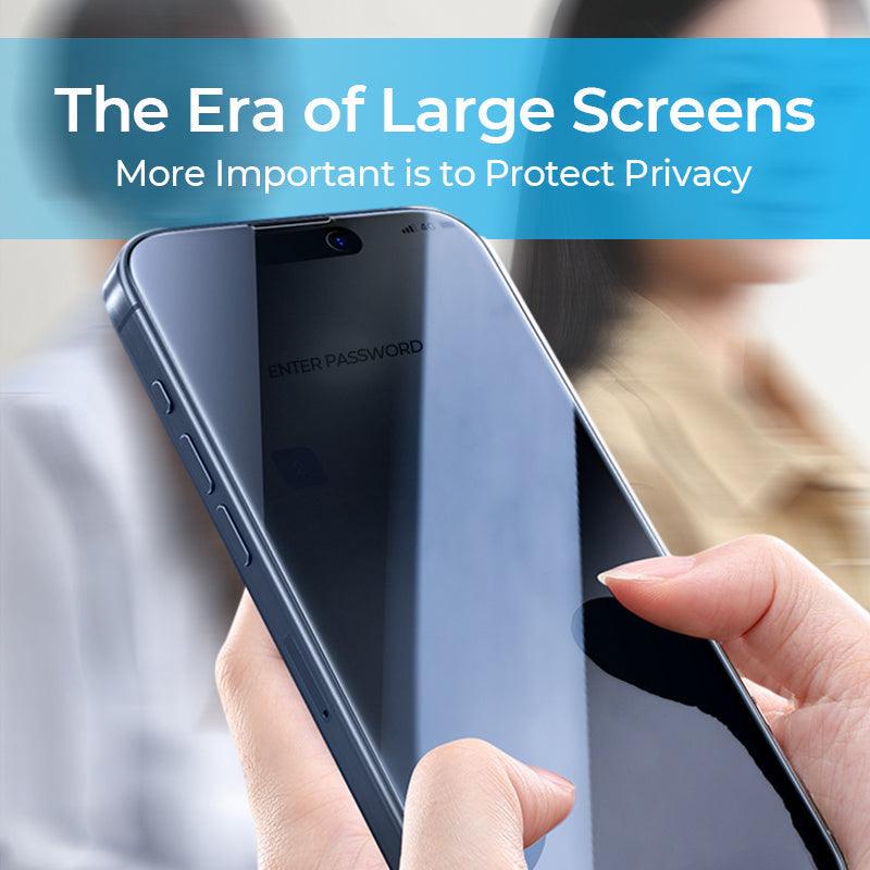 Tempered Glass Anti Peeping Screen Protector For iPhone - clarioy