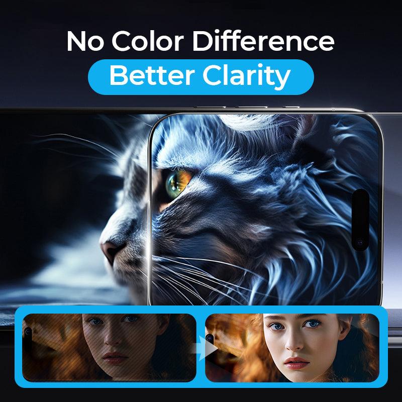 Tempered Glass Anti Peeping Screen Protector For iPhone - clarioy