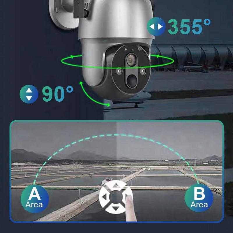 ✈️Free shipping📦Mr.Material® 360-degree Solar Surveillance Camera with Full Color Night Vision - clarioy