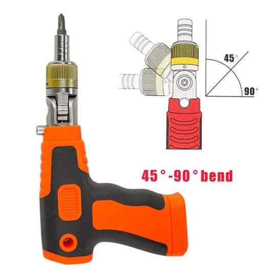 Magnetic Ratchet Screwdriver Set - clarioy