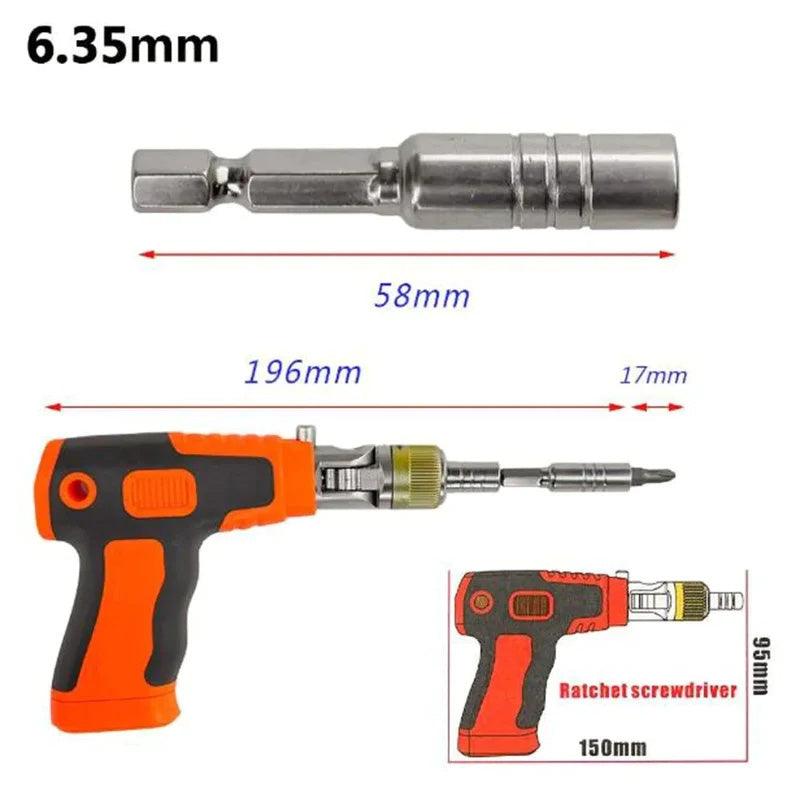 Magnetic Ratchet Screwdriver Set - clarioy