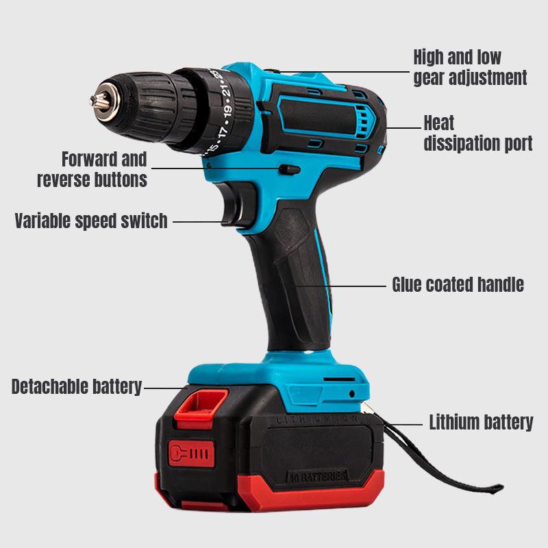 Multi-function Lithium Battery Electric Screwdriver for Home Use - clarioy