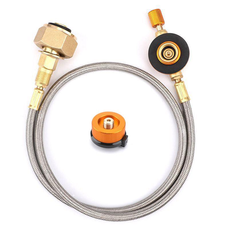 Outdoor Camping Gas Propane Cylinder Refill Adapter - clarioy