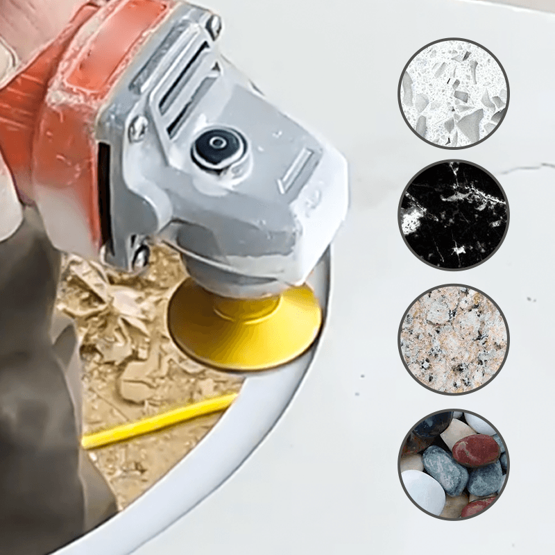 2-Inch Diamond Grinding & Polishing Pad for Angle Grinder Tool - clarioy