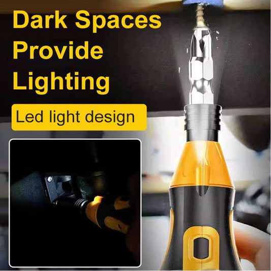 44-Piece Electric Screwdriver Set with Storage Box - clarioy