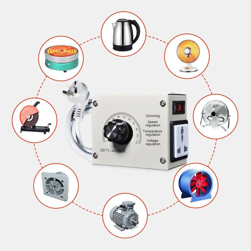 Multifunctional Voltage Controller For Electric Kettle & Fan - clarioy