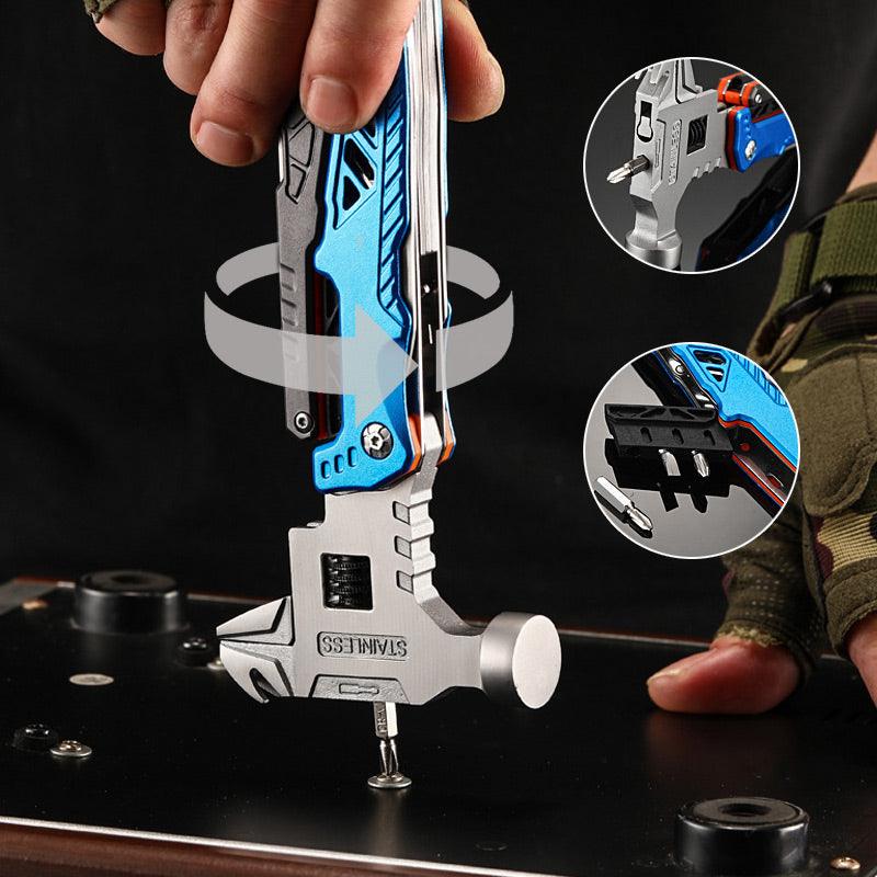 Versatile Hammer Multitool Camping Accessories - clarioy