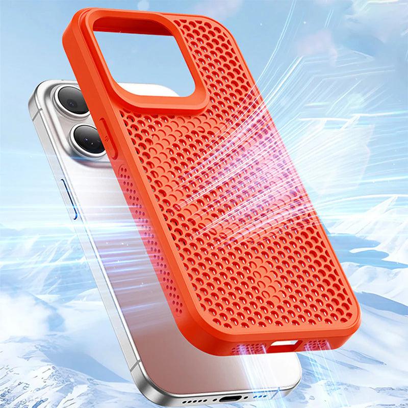 Honeycomb Matrix Cooling Magnetic Phone Case For iPhone - clarioy