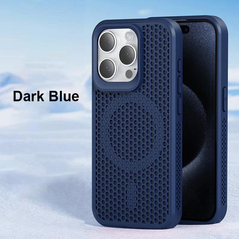 Honeycomb Matrix Cooling Magnetic Phone Case For iPhone - clarioy