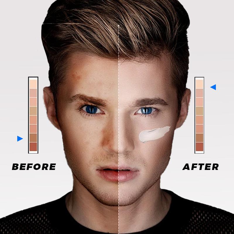 Men's Makeup Cream for Brightening, Moisturizing & Spots Covering - clarioy