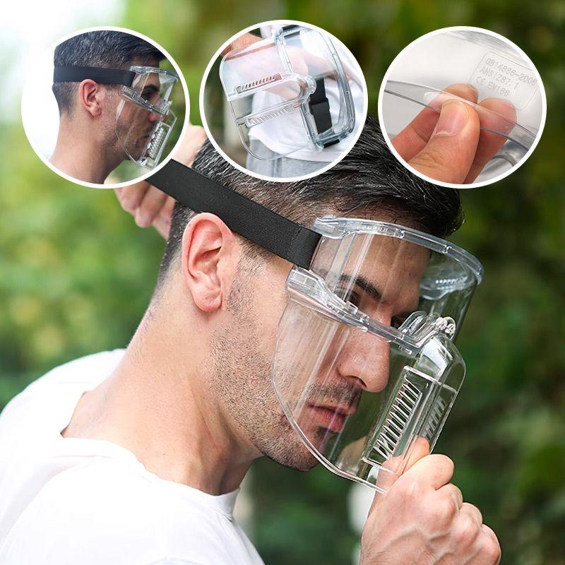 Multipurpose Ergonomic Transparent Protected Face Shield - clarioy