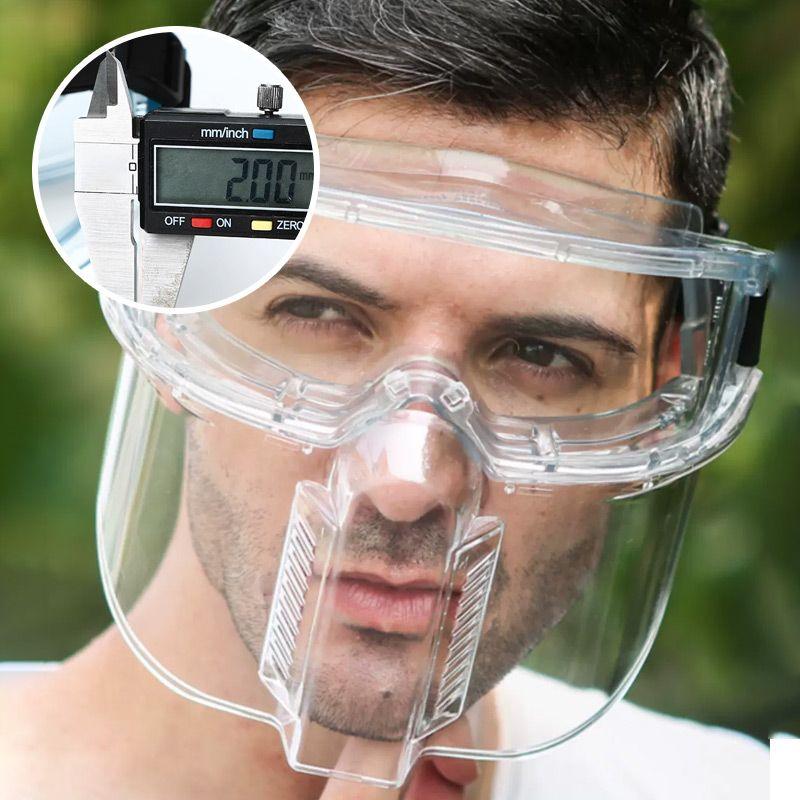Multipurpose Ergonomic Transparent Protected Face Shield - clarioy