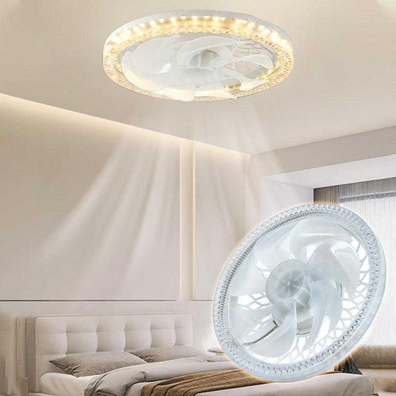 2-in-1 Mute Adjustable Fan Light with Remote Control - clarioy