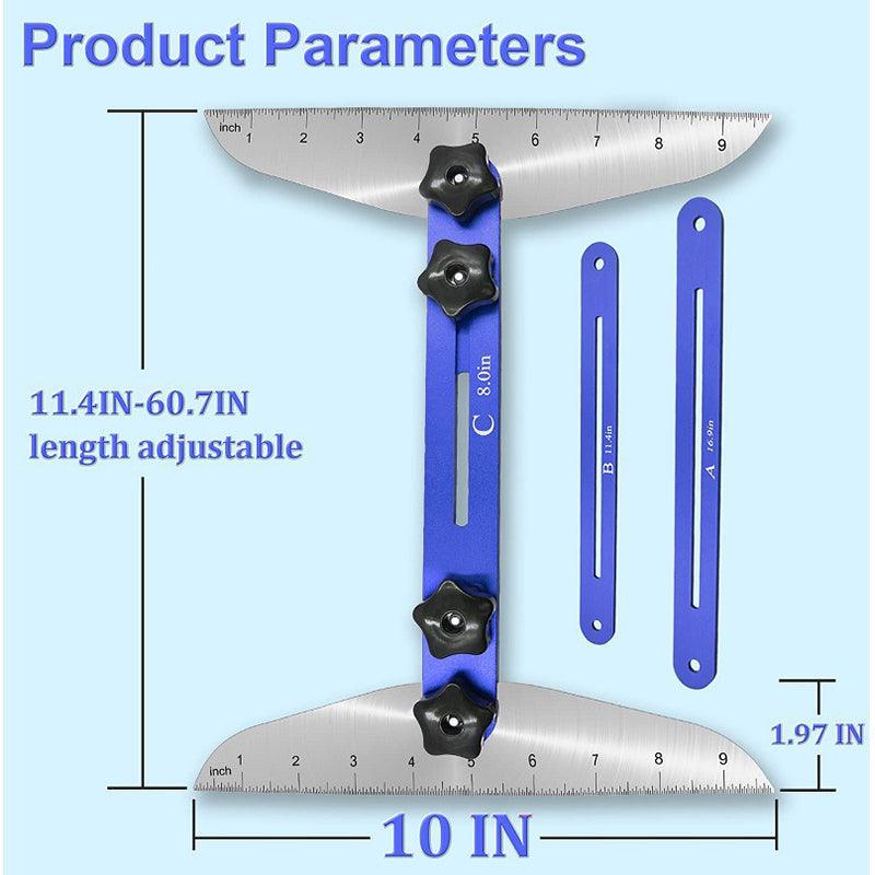 Stair Treads Gauge Template Tool - clarioy