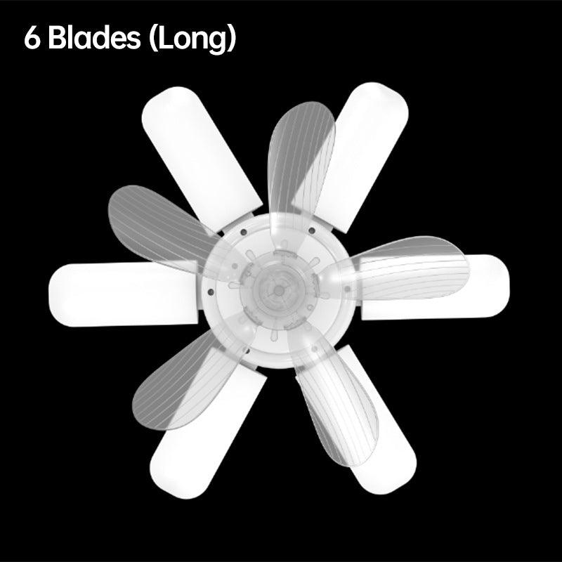 Household Ceiling Fan with Light and Remote Control - clarioy