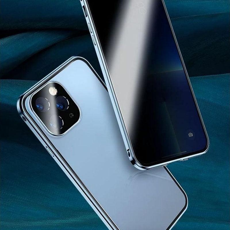 Tempered Glass Anti Peeping Case for iPhone Series - clarioy