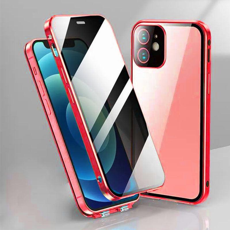 Tempered Glass Anti Peeping Case for iPhone Series - clarioy