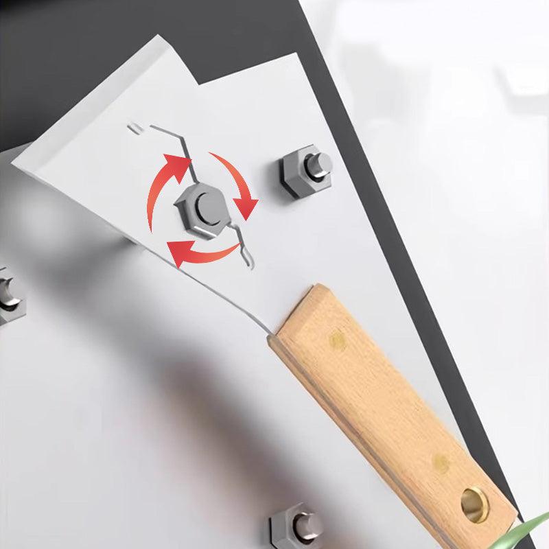 Buy 2 Get 1 Free Multifunction Putty Knife with Wooden Handle - clarioy