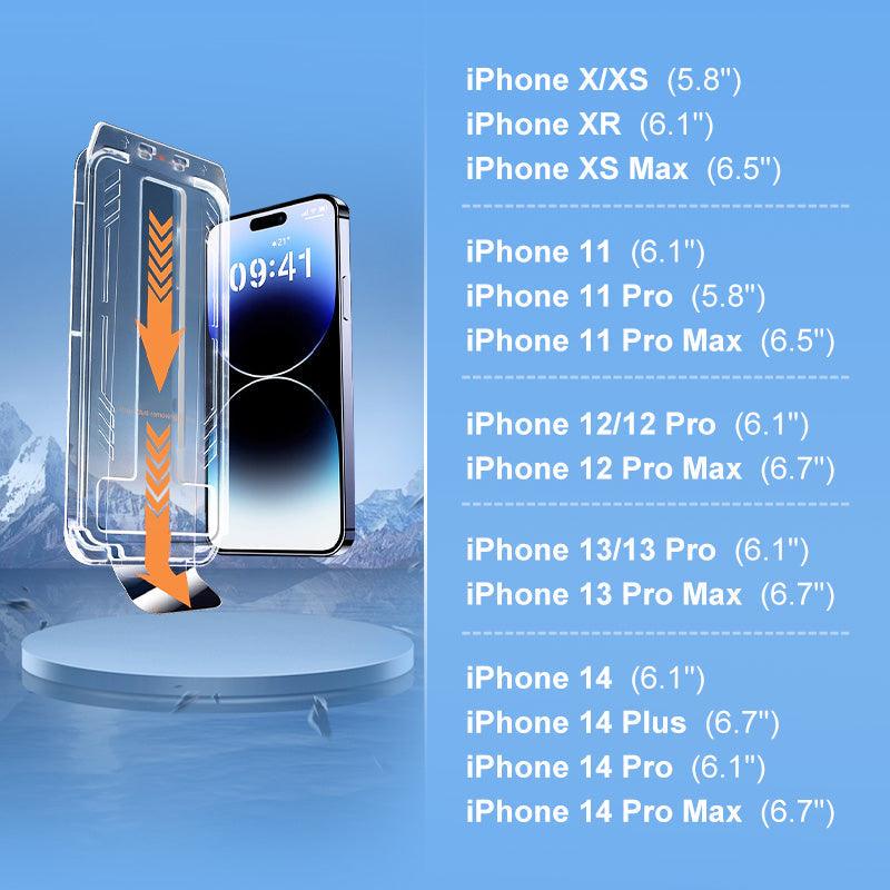 💥Limited time 50% off🔥 iPhone Tempered Anti-Peeking Screen Protector - No Bubbles No Dust - clarioy