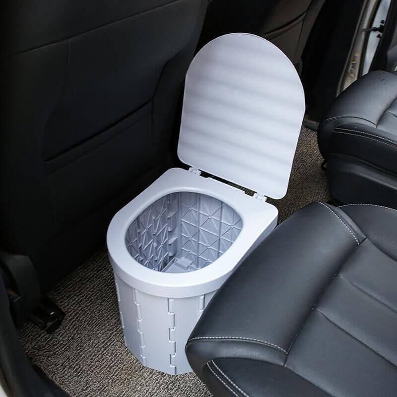 Portable outdoor folding toilet - clarioy