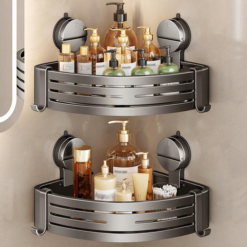 Wall Mounted Bathroom Organizer with Suction Cup - clarioy