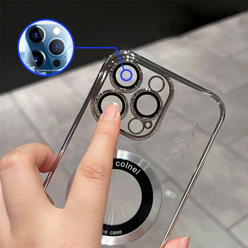 Magnetic Slim Lens Protective Phone Case - clarioy