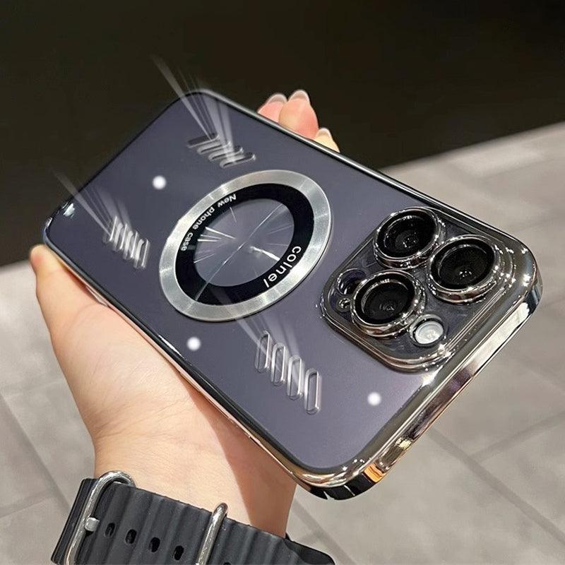 Magnetic Slim Lens Protective Phone Case - clarioy
