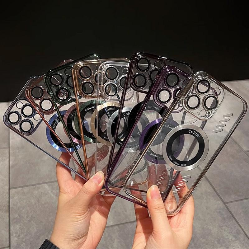 Magnetic Slim Lens Protective Phone Case - clarioy