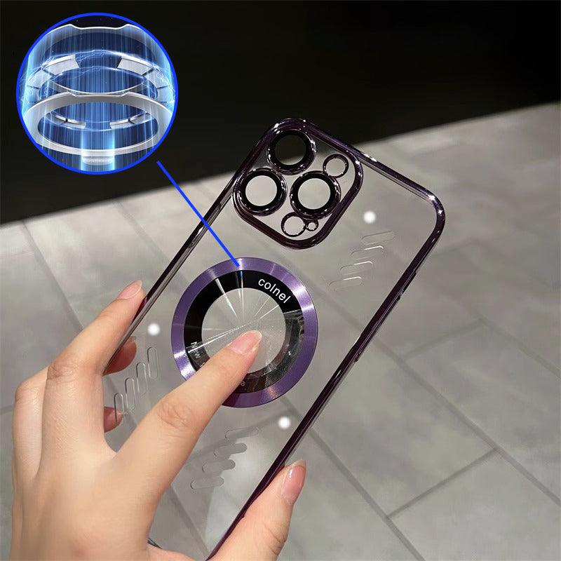Magnetic Slim Lens Protective Phone Case - clarioy