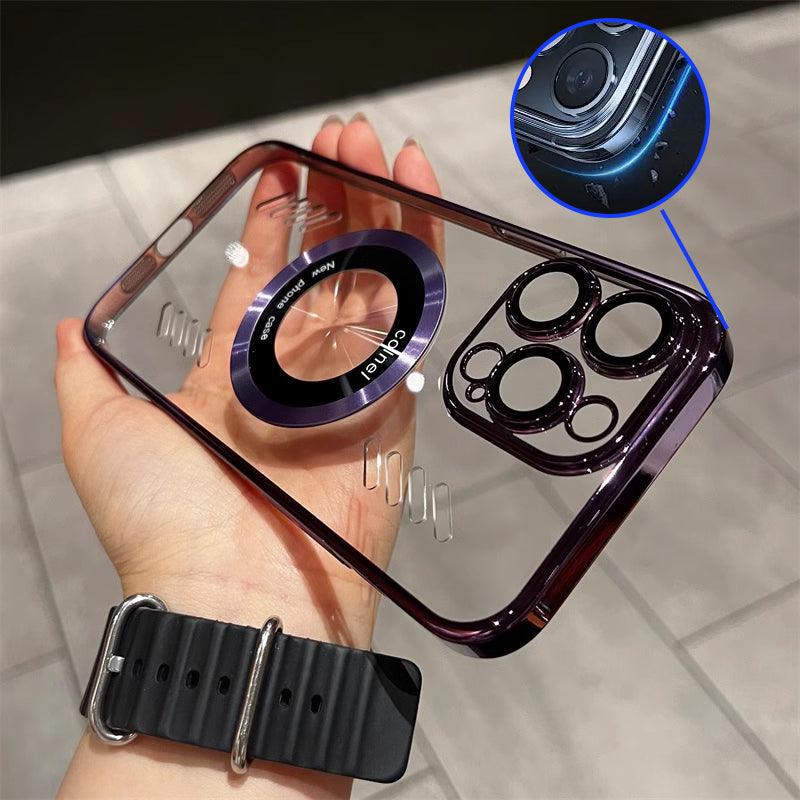 Magnetic Slim Lens Protective Phone Case - clarioy