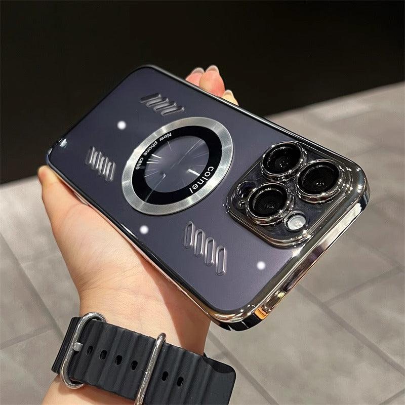Magnetic Slim Lens Protective Phone Case - clarioy