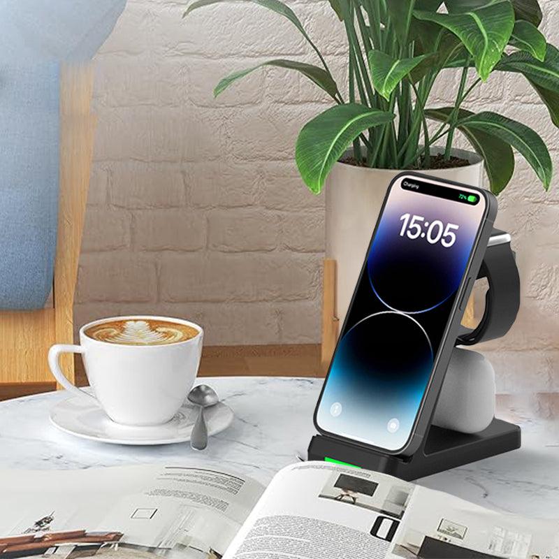 3 in 1 Charging Station Wireless Charger for iPhone - clarioy