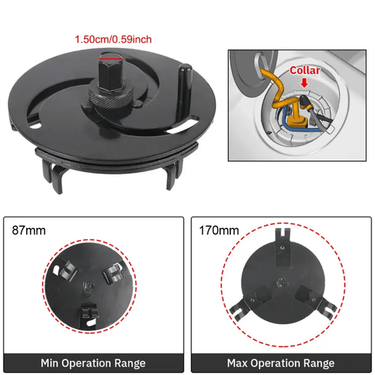 3-Jaws Adjustable Car Fuel Tank Cap Wrench - clarioy