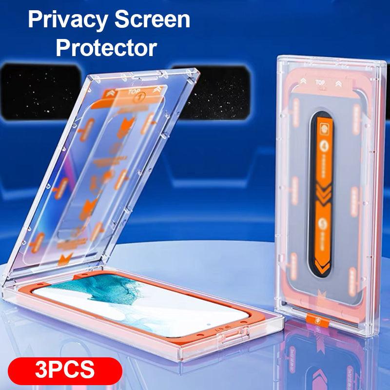HD Clear & Private Screen Protector Set for iPhone - clarioy