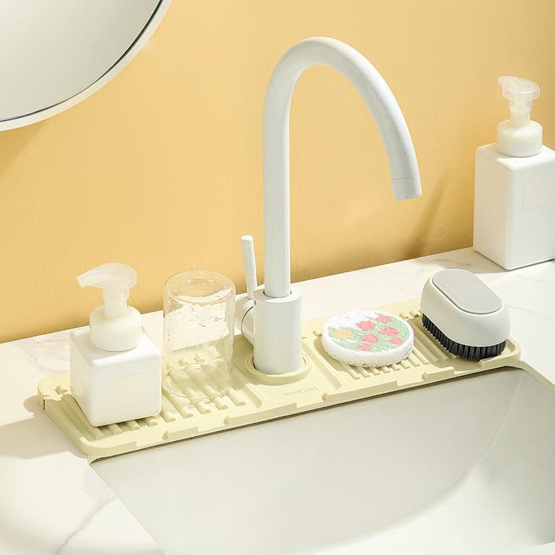 Faucet Splash Guard Draining Tray Mat - Great Gift - clarioy