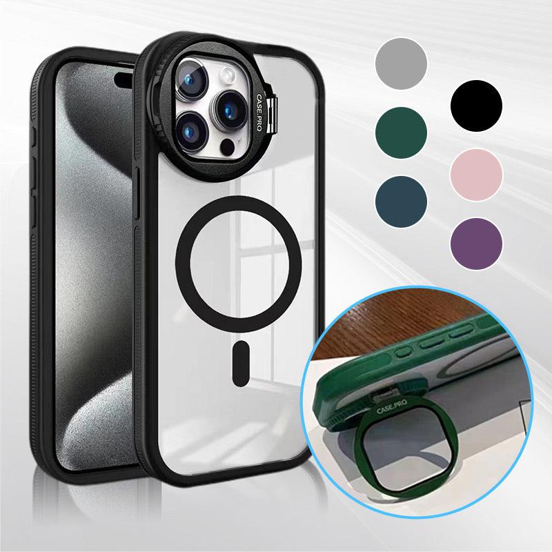 Magnetic Phone Case with Stand for iPhone Series - clarioy