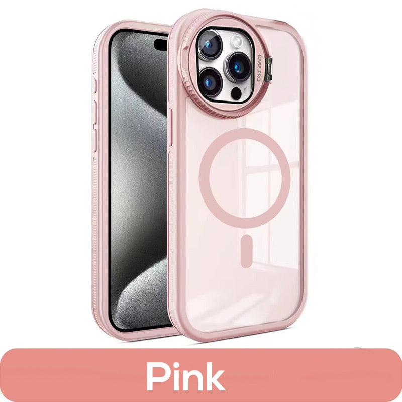 Magnetic Phone Case with Stand for iPhone Series - clarioy