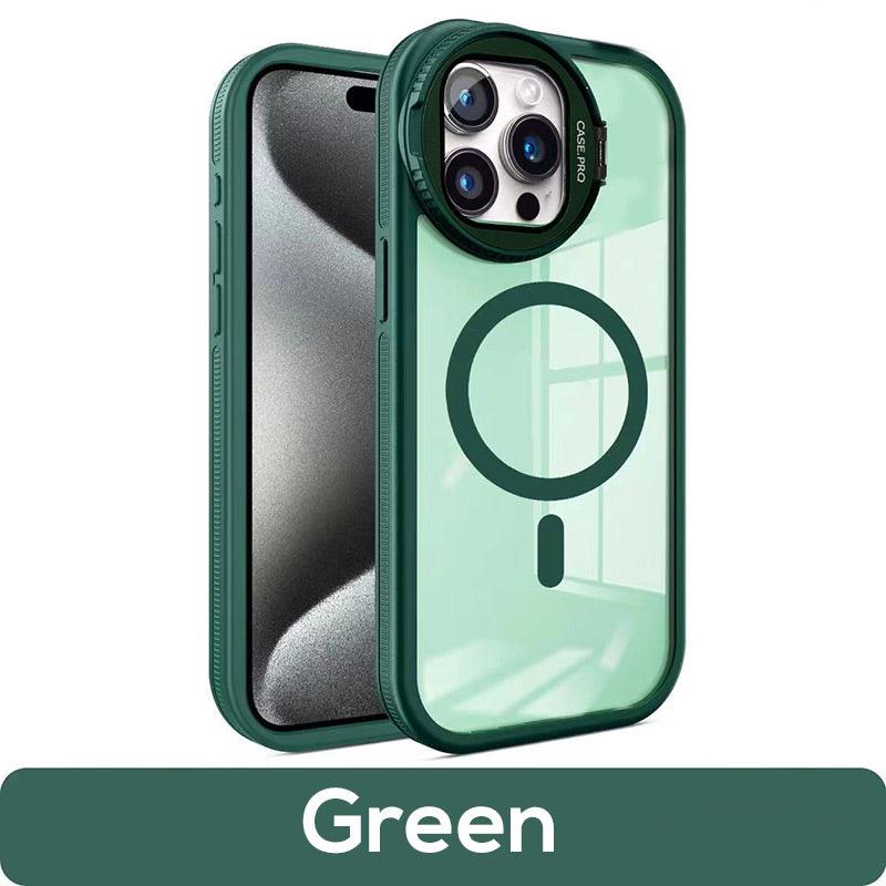 Magnetic Phone Case with Stand for iPhone Series - clarioy