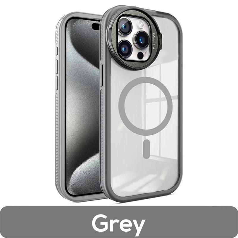 Magnetic Phone Case with Stand for iPhone Series - clarioy